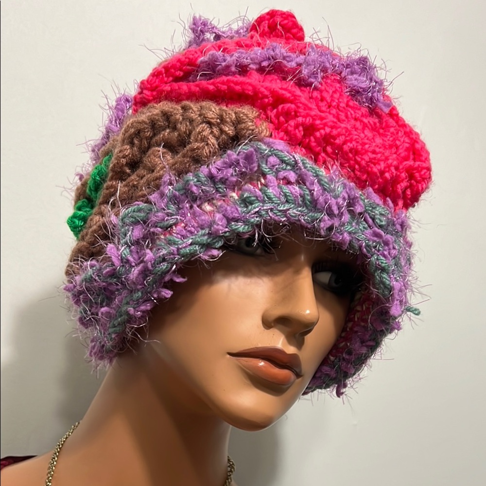 Colorful Knit Women's Hat